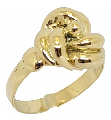 Imagen 2 de 3 de Anillo Oro 18kts/750 Diseño Italiano 4,6grs N°20 Brumat