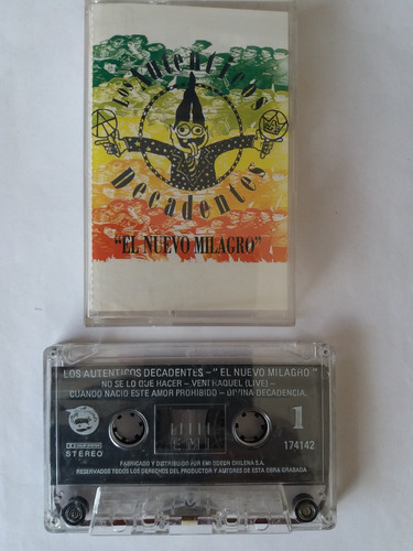 Cassette De Audio:  Los Autenticos Decadentes