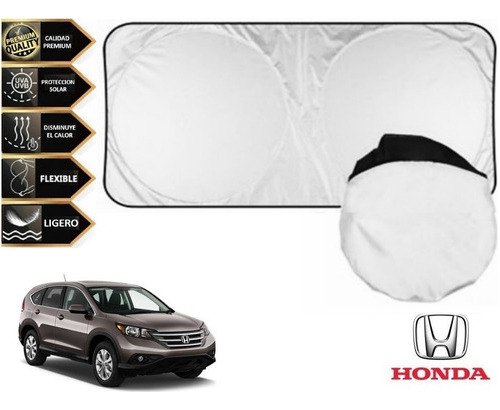 Protector Cubresol Tapasol Con Ventosas Honda Cr-v 2015