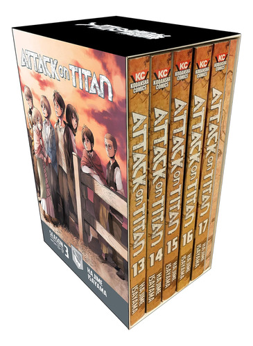 Libro: Attack On Titan Season 3 Part 1 Manga Box Set (attack