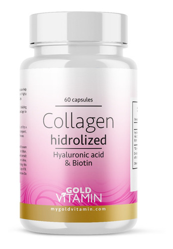 Acido Hialuronico Biotina Y Colageno Gold Vitamin + Envío