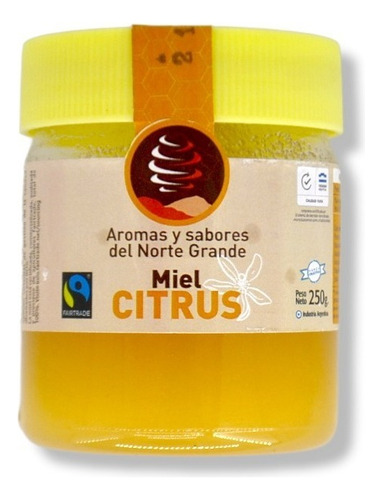 Miel Certificada Fairtrade Norte Grande Citrus 250gr