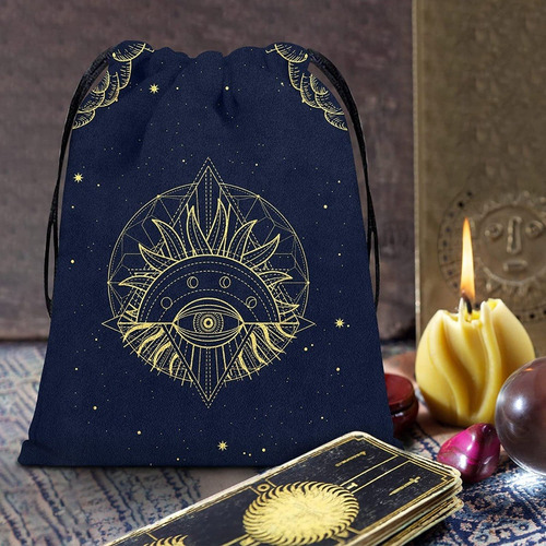 Bolsa Terciopelo Cartas De Tarot Y Oraculo Para Guardar