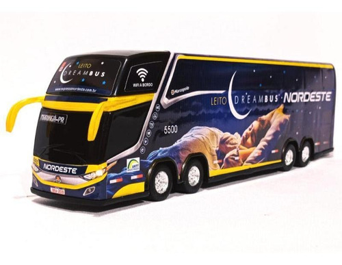 Brinquedo Miniatura Ônibus Nordeste Dream Bus 30cm