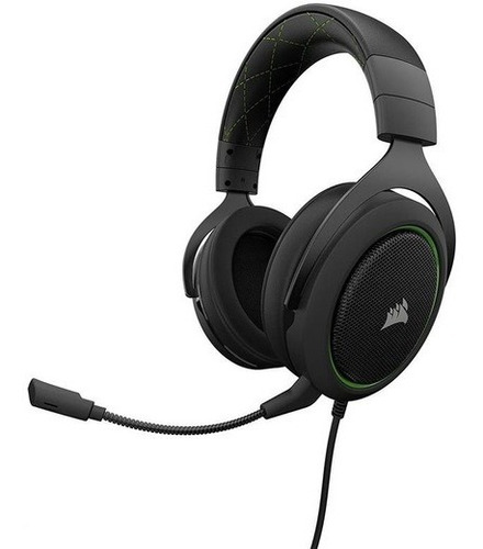 Audífonos Gamer Corsair Hs50 Green Ca-9011171-na Sin Microfo