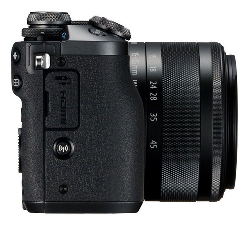 Canon EOS M6 15-45mm IS STM sin espejo color negro
