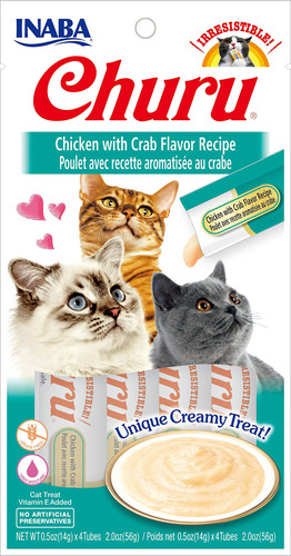 Inaba Churu Lickable Puree Natural Cat Treats (receta De Pol