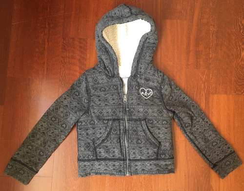 Campera Abercrombie Kids Talle 5 A 6 Años Corderito Impecabl