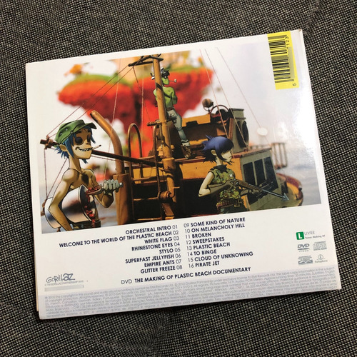 Cd Duplo Gorillaz - Plastic Beach 2010 / Trip Hop Rock Indie Cd (Usado)