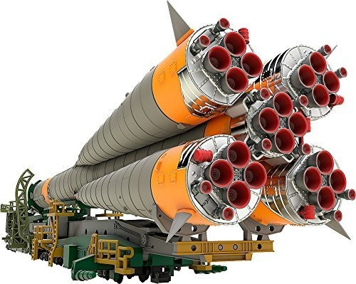 Buena Sonrisa Soyuz Cohete Y Transporte Tren 1150 Escala Mod