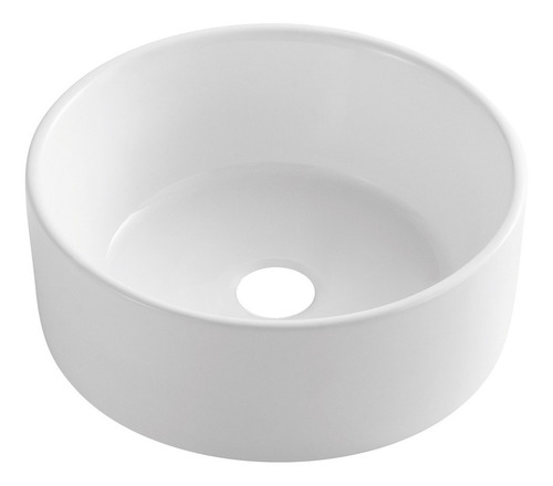 Imagen 1 de 5 de Bacha De Apoyo De Porcelana Blanca 40cm De Diam Blade