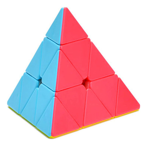 Cuberspeed ??qiming Pirámide Cubo Mágico Sin Pegatinas Mofan