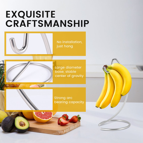 D7 Banana Holder, Moderno, Gancho Para Colgar Plátanos En Fo