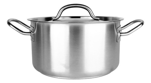 Olla Budinera Vencort 2 L Acero Inoxidable Profesional 20cm Color Gris