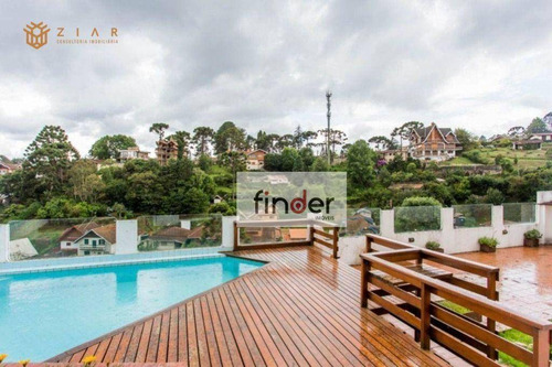 Imagem 1 de 30 de Casa À Venda Na Rua Willie Davids, 595 Vila Capivari, Campos Do Jordão. 450 M², 5 Dormitórios, 3 Suítes, Adega, Piscina, Sauna, Jogos E 6 Vagas. - Ca1012