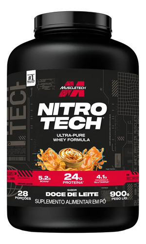 Nitro Tech Whey Regular Doce De Leite 900g | Muscletech