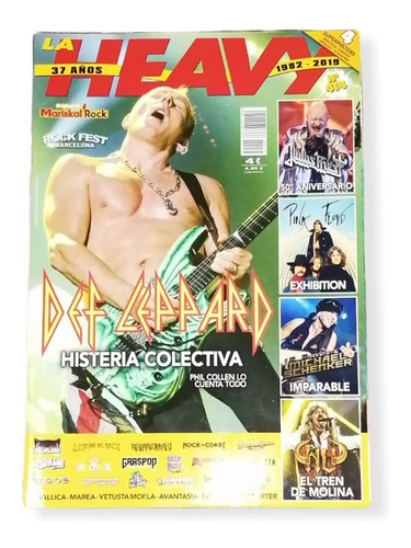 Revista La Heavy N° 414, Completa, Rock Heavy Metal