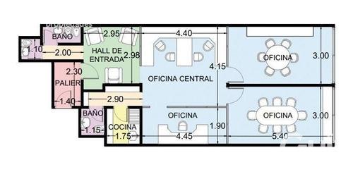 Imagen 10 de 10 de Oficina - Congreso Excelente Oficina 96 M2 Con Privados, Sala De Firmas 2 Baños, Kitchenet Amueblada !