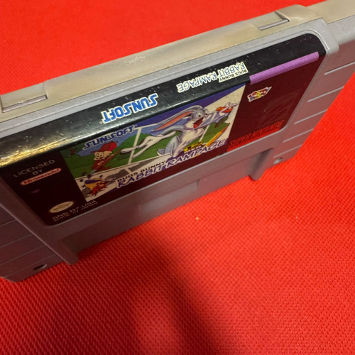 Bugs Bunny Rabbit Rampage Super Nintendo Snes Original (Usado)