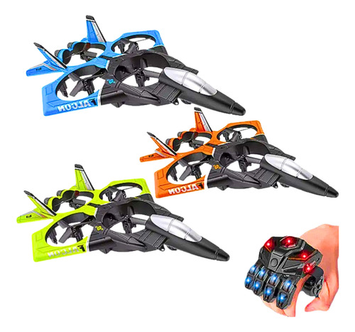 Dron Aircraft V22 Controlador Con La Mano Giro 360 Grados Negro