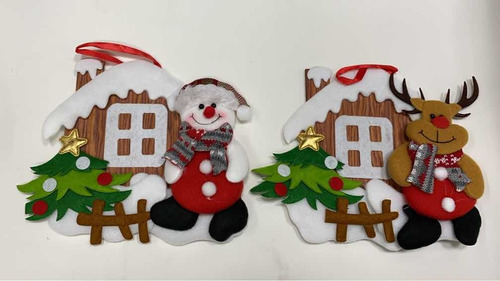 Imagem 1 de 2 de Kit 2pcs Enfeites De Natal Lindoooo