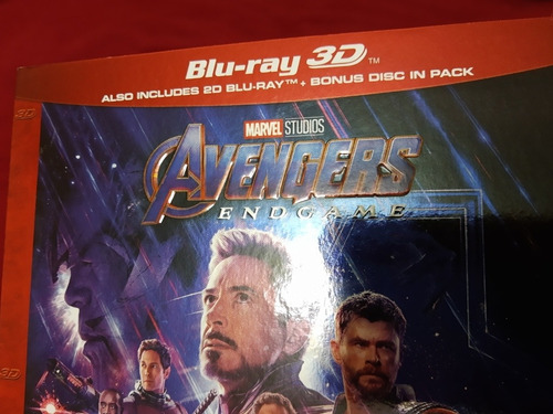 Blu-ray 3d Original Vingadores Ultimato Avengers Endgame