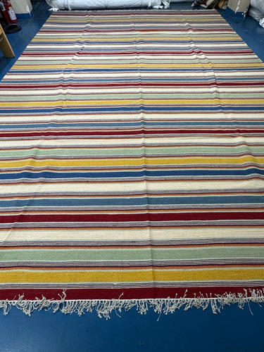 Tapete Artesanal Kelim Stripe Listrado 5.96 X 4 M Ref 79001