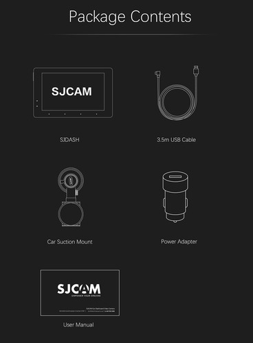Imagen 5 de 5 de Camara Auto Dashcam Sjcam Sjdash+ Grabacion 1080p