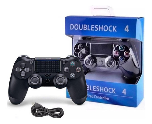 Controle Sem Fio Ps4 Doubleshock Manete Wireless + Cabo Usb