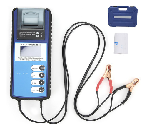 Verificador De Bateria 12v/24v Car Tester Bt900 Lcd Digital
