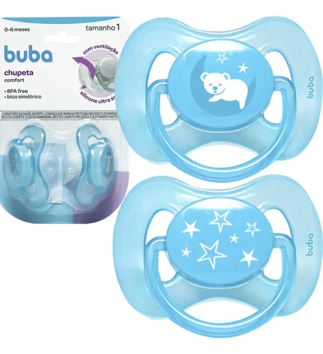 Chupeta Comfort Ventilação Urso Buba