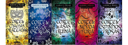 Kit 5 Livros Sarah J. Maas Corte De Espinhos E Rosas