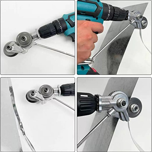 Cortadora De Lamina Adaptador Para Cortar Con Taladro Electr