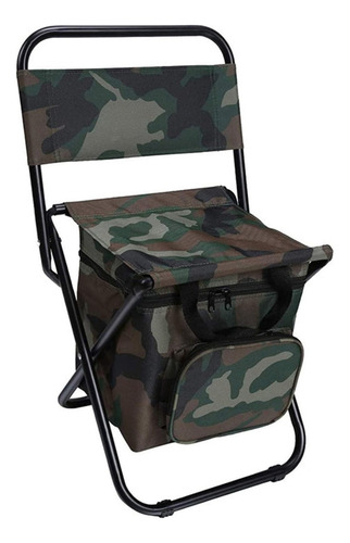Silla Plegable Con Mochila De Jardin Playa Camping Exterior