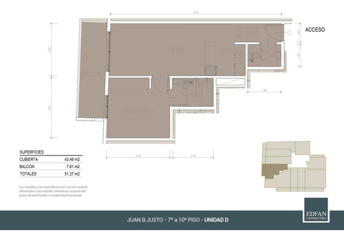 Juan B Justo Y Cucha Cucha - Depto 010 D