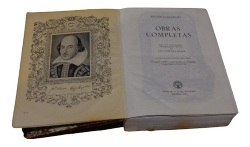 William Shakespeare. Obras Completas. Aguilar. Tapas Ro&-.