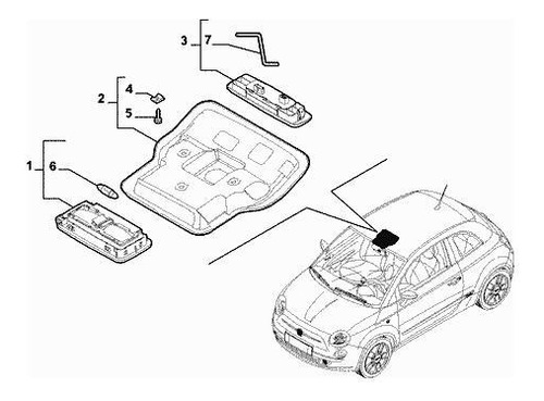 Llave De Seguridad Techo Solar Fiat