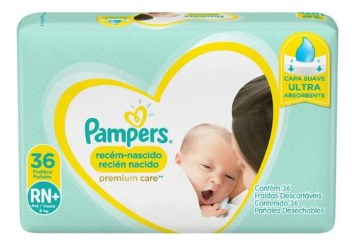 Pampers Premium Care Rn+  X 36