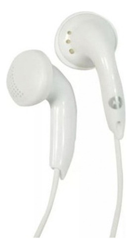 2x Fones De Ouvido Branco Com Fio Plug P2 Portátil Estéreo