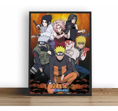 Quadro decorativo Terceiro Hokage Naruto Shippuden