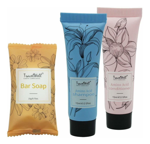 Travelwell Flower Series Hotel Amenities Toiletries Individu