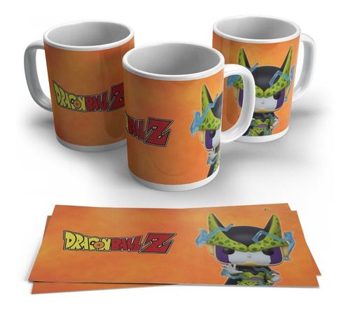 Funko Pocillos Tinteros Dragon Ball Mug Super Taza Goku Cell