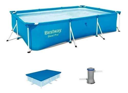 Alberca Rectangular Bestway Piscina 3 X 2.1 X 66 M D Em