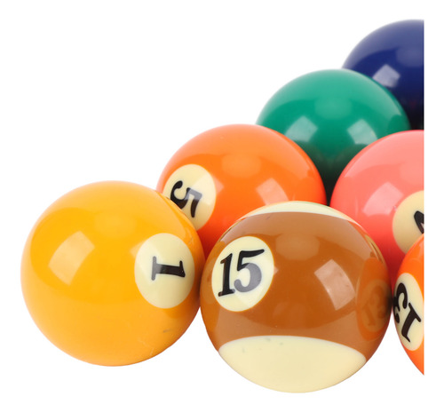 Juego De Bolas De Billar De Resina Estándar De 16 Piezas De