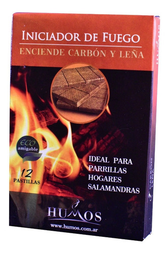 Iniciador De Fuego 12 Pastillas