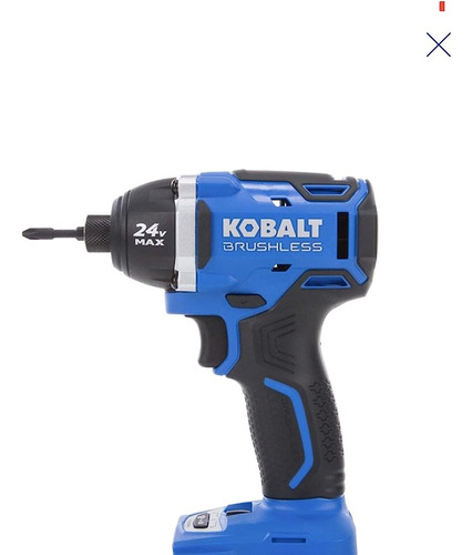 Kobalt 24 Volt Impact Driver Sin Escobillas 1/4 De Pulgada (