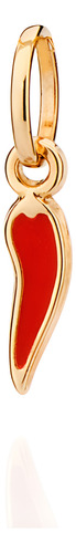 Pingente Pimenta 18k Com Aplicação D 542741 Rommanel Cor Vermelho
