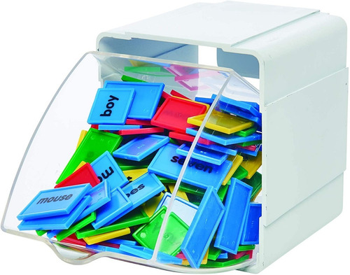 Cubo Organizador Cajon Inclinable Apilable Montaje Pared Mes