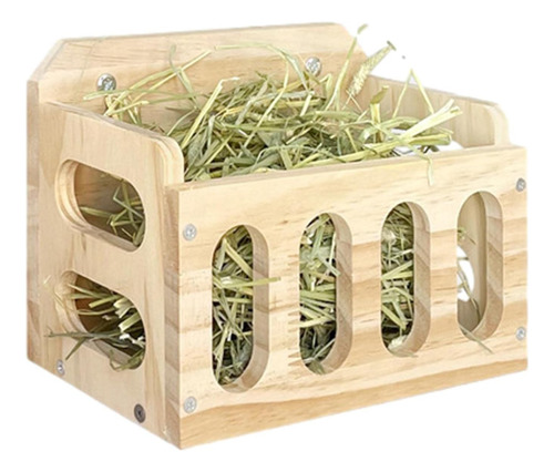 Hay Dispenser | Wooden Hay Rack For Guinea Pigs | Wooden