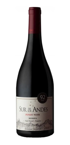 Vino Sur De Los Andes Reserva Pinot Noir X750cc